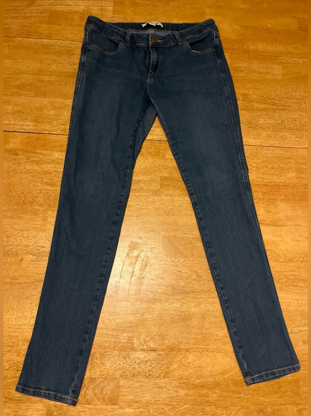 Forever 21 Dark Wash Skinny Jeans Size 29 - Picture 3 of 7